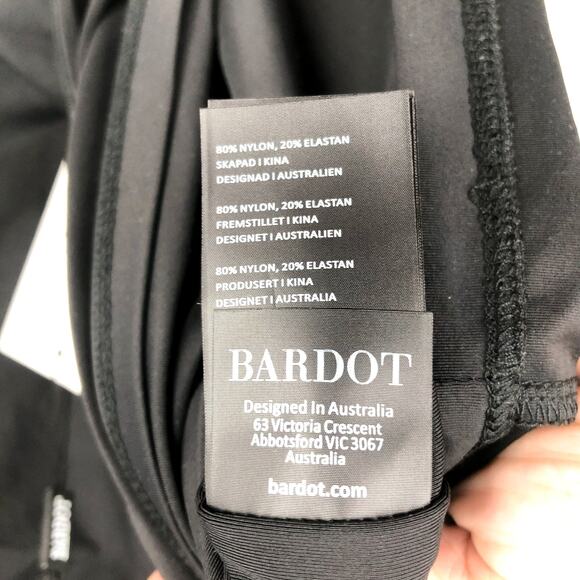 BARDOT Women's Londyn Mini Dress Small Black Cut Out Stretch Bodycon NWT - Picture 12 of 13